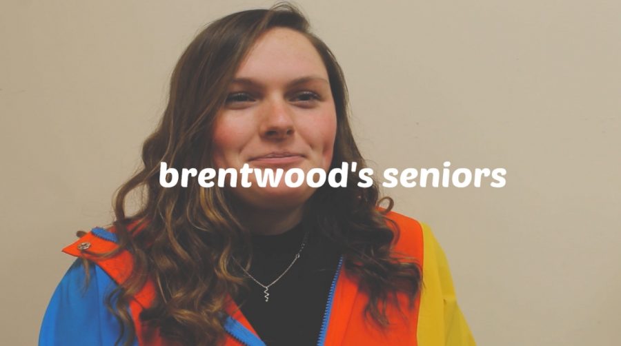 Senior Caroline Buckley is one of the six featured Brentwood seniors.