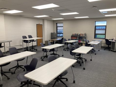 A new classroom in the English department