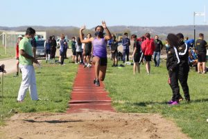 


Placing first in the triple jump at districts and then within the top four at sectionals, Mya Lucas has made qualifying for state look quite literally as easy as a hop, skip, and a jump.
