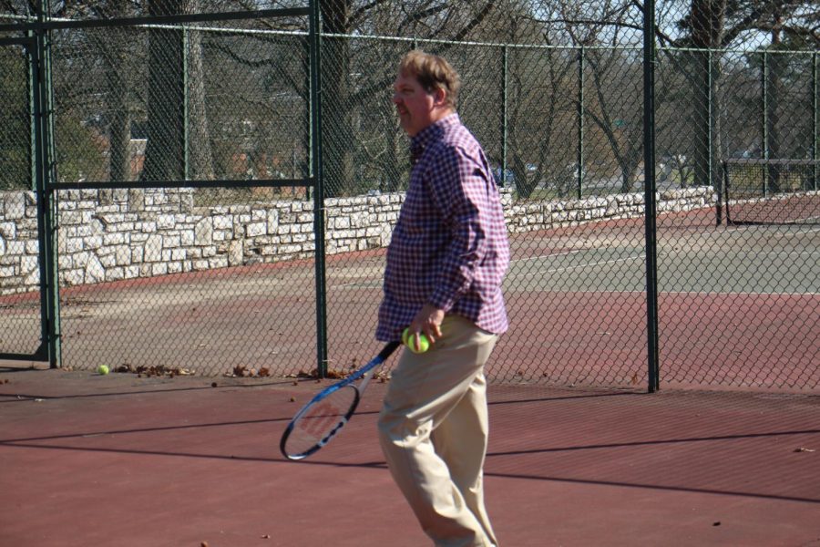 Mr. Heinrich coaches tennis