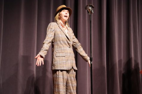 Elizabeth Gray (11), belts out a solo in Annie