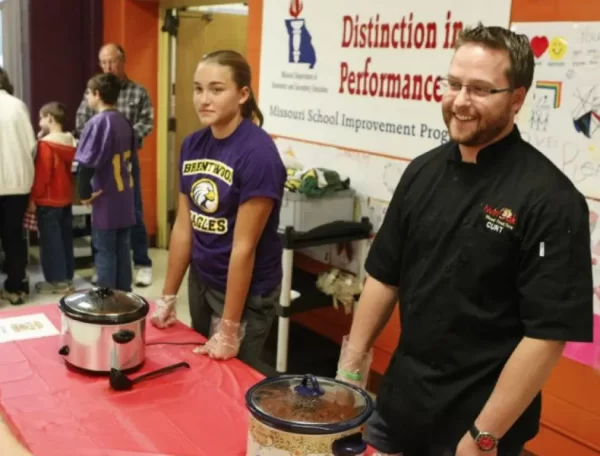 In 2012, Edwin Rivera, along with Tracey Dorenbusch, tied for first place in the chili cook off, which was originally hosted by the Brentwood middle school Parent Teacher Organization (PTO). Photo from The Patch.