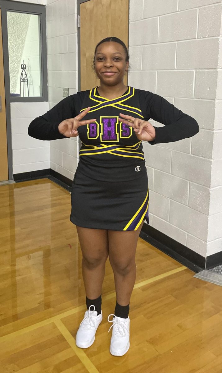 Khai Erby-Carr is ready to cheer!